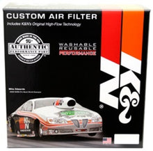 Load image into Gallery viewer, K&N 14in Red Custom Air Cleaner Assembly - 5.125in ID x 14in OD x 3.75in H x 1.25in Drop Base