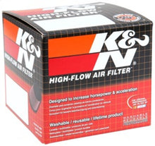 Load image into Gallery viewer, K&N Universal Chrome Filter 2 1/2 inch O/S FLG / 4 1/2 inch OD / 2 inch Height