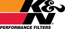Load image into Gallery viewer, K&N Universal Air Filter Chrome Round Tapered Red - 4in Flange ID x 1.125in Flange Length x 5.5in H