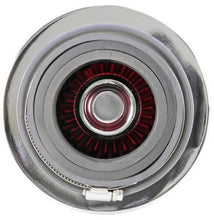 Load image into Gallery viewer, K&N Universal Air Filter Chrome Round Tapered Red - 4in Flange ID x 1.125in Flange Length x 5.5in H