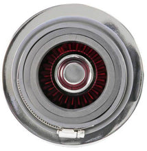 Load image into Gallery viewer, K&N Universal Air Filter Chrome Round Tapered Red - 4in Flange ID x 1.125in Flange Length x 5.5in H