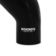 Load image into Gallery viewer, Mishimoto Silicone Reducer Coupler 45 Degree 3in to 3.5in - Black