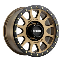 Load image into Gallery viewer, Method MR305 NV 20x9 +18mm Offset 8x170 130.81mm CB Method Bronze/Black Street Loc Wheel