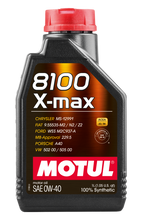 Load image into Gallery viewer, Motul 1L Synthetic Engine Oil 8100 0W40 X-MAX - Porsche A40
