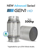 GESI G-Sport 300 CPSI EPA Compliant GEN1 2.5in Inlet/Outlet 4in x 4in Catalytic Converter- 350-500HP