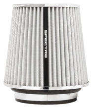 Load image into Gallery viewer, Spectre Adjustable Conical Air Filter 5-1/2in. Tall (Fits 3in. / 3-1/2in. / 4in. Tubes) - White