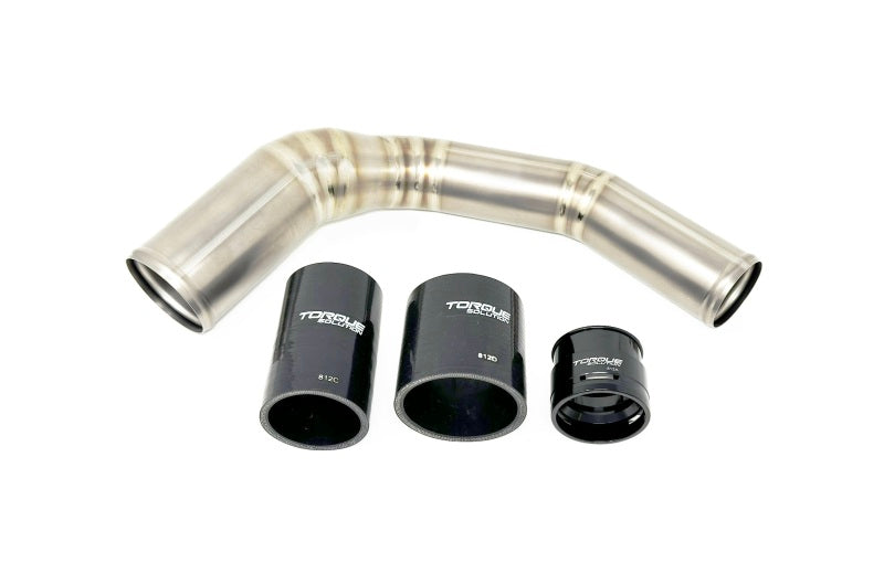 Torque Solution 2022+ Subaru WRX / 19-23 Subaru Ascent Titanium Top Mount Charge Pipe - Brushed