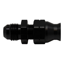 Load image into Gallery viewer, DeatschWerks 6AN Male Flare to 5/16in Hardline Compression Adapter - Anodized Matte Black