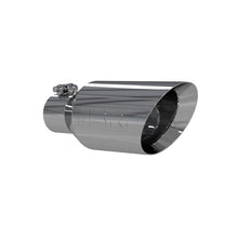 Load image into Gallery viewer, MBRP Universal Tip 4.5 O.D. Dual Walled Angled Rolled End 2.5 Inlet 12in Length - T304