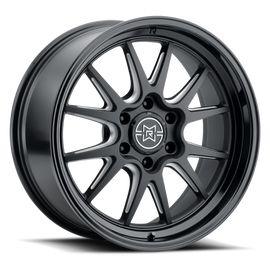 Method Raised MR802 20x10 / 8x180 BP / -18mm Offset / 124.1mm Bore - Double Black Milled Wheel