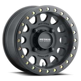 Method MR401 UTV Beadlock 15x7 / 5+2/38mm Offset / 4x156 / 132mm CB Matte Black Wheel
