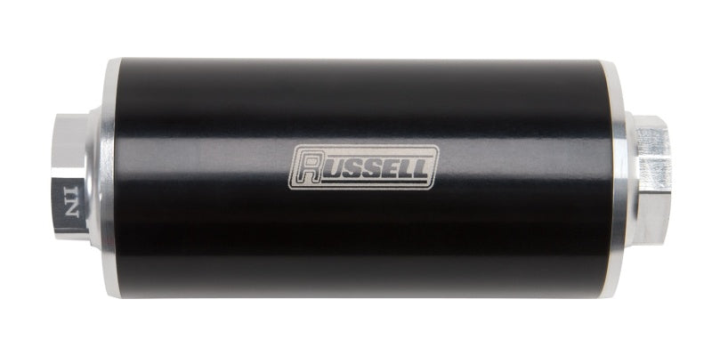 Russell Performance Anodized Aluminum (12in Length -10 male inlet/outlet)