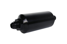 Load image into Gallery viewer, Aeromotive In-Line Filter - AN-08 size Male - 10 Micron Microglass Element - Bright-Dip Black