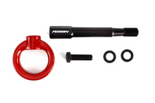 Load image into Gallery viewer, Perrin 08-14 Subaru WRX/STI Hatchback Tow Hook Kit (Rear) - Red