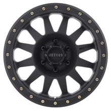 Load image into Gallery viewer, Method MR304 Double Standard 16x8 0mm Offset 6x5.5 108mm CB Matte Black Wheel