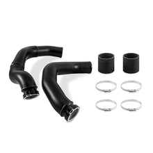 Load image into Gallery viewer, Mishimoto 2015+ BMW F8X M3/M4 Charge Pipe Kit - Wrinkle Black