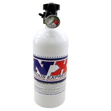 Load image into Gallery viewer, Nitrous Express 15lb Bottle w/Lightning 500 Valve (6.89 Dia x 26.69 Tall) w/Gauge
