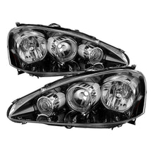 Load image into Gallery viewer, Xtune Acura Rsx 2005-2006 OEM Style Headlights -Black HD-JH-ARSX05-AM-BK