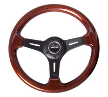 Load image into Gallery viewer, NRG Classic Wood Grain Steering Wheel (330mm) Wood Grain w/Matte Black 3-Spoke Center