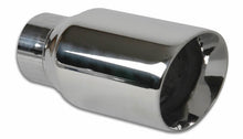 Load image into Gallery viewer, Vibrant 3in Round SS Exhaust Tip (Double Wall Angle Cut Beveled Outlet)