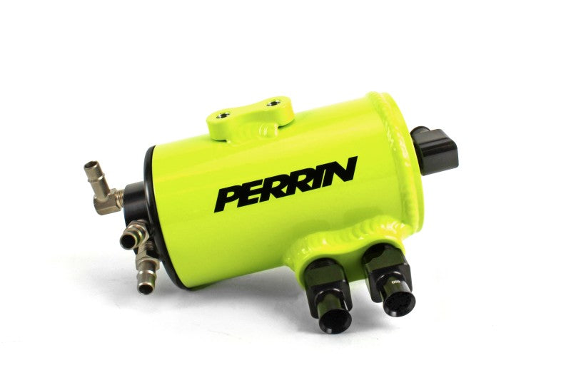 Perrin 02-07 Subaru WRX/STI Air Oil Separator - Neon Yellow