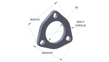 Load image into Gallery viewer, Vibrant 3-Bolt T304 SS Exhaust Flange (3.5in I.D.)