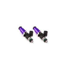 Load image into Gallery viewer, Injector Dynamics 2600-XDS Injectors - 60mm Length - 14mm Purple Top - 14mm Lower O-Ring (Set of 2)