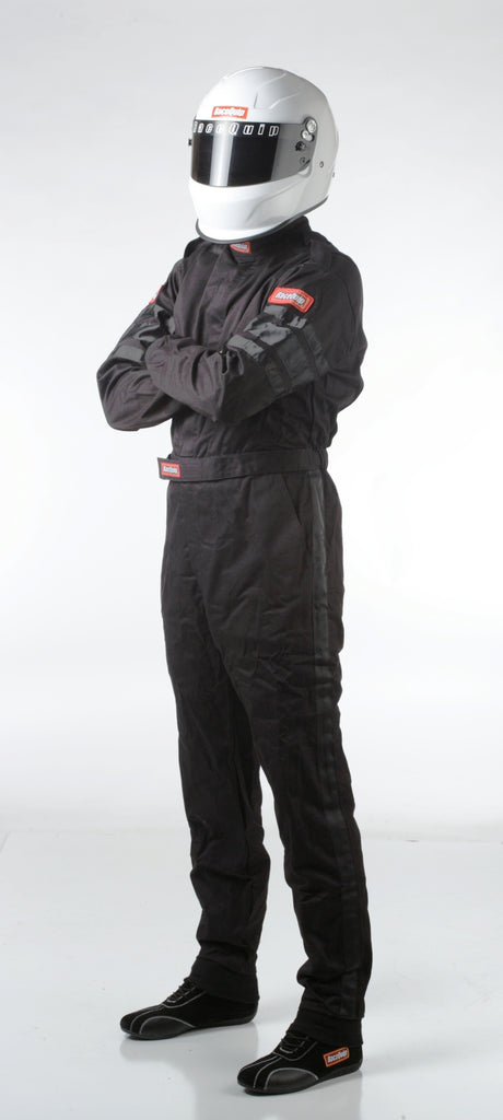 RaceQuip Black SFI-1 1-L Suit - 3XL