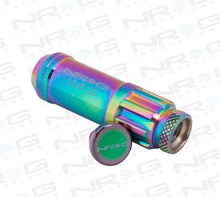 Load image into Gallery viewer, NRG 700 Series M12 X 1.25 Steel Lug Nut w/Dust Cap Cover Set 21 Pc w/Locks &amp; Lock Socket - Neochrome