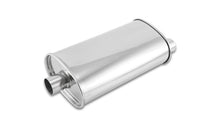 Load image into Gallery viewer, Vibrant StreetPower Oval Muffler - 2in Inlet/Dual Outlet (Center In - Offset Out)