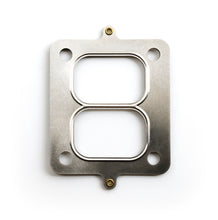 Load image into Gallery viewer, Cometic .016in Stainless T04 Divided Turbo Inlet Flange Gasket
