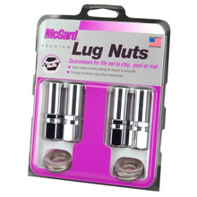 Load image into Gallery viewer, McGard Hex Lug Nut (Drag Racing X-Long Shank) 1/2-20 / 13/16 Hex / 2.475in. Length (4-Pack) - Chrome