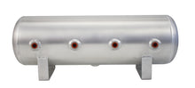 Load image into Gallery viewer, Air Lift 2.5 Gal Alum Air Tank - (4) 1/4in Face Ports &amp; 1/4in Drain Port - 20in L X 6in D