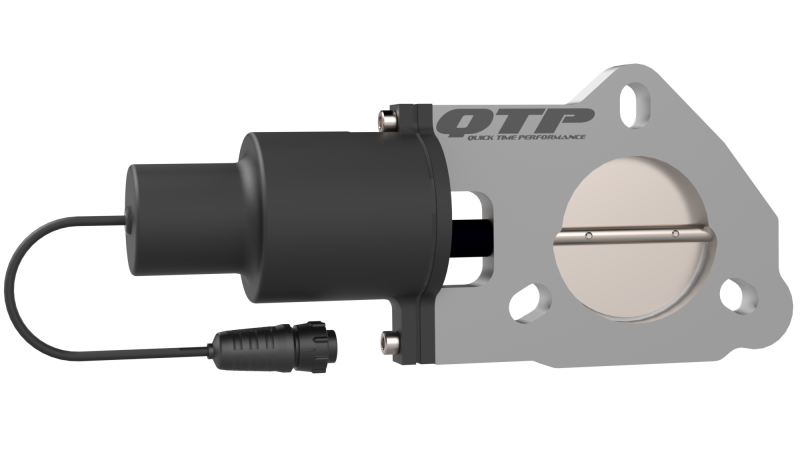 QTP 2.25in Bolt-On QTEC Electric Cutout Valve - Single