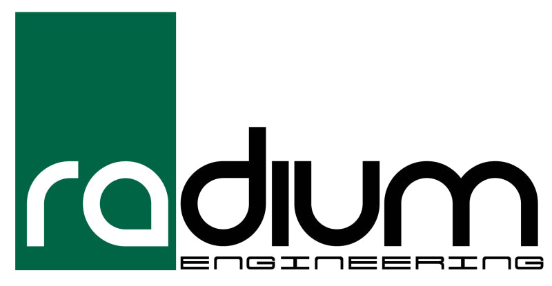 Radium Engineering 2-Piece Fuel Pump Clamp 60mm - Black W/ Logo