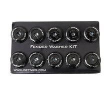 Load image into Gallery viewer, NRG Fender Washer Kit w/Color Matched M6 Bolt Rivets For Plastic (Black) - Set of 10
