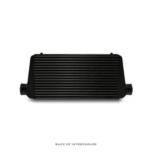Load image into Gallery viewer, Mishimoto Universal Black R Line Intercooler Overall Size: 31x12x4 Core Size: 24x12x4 Inlet / Outlet