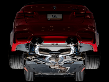 Load image into Gallery viewer, AWE Tuning BMW F8X M3/M4 Track Edition Catback Exhaust - Chrome Silver Tips