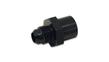 Load image into Gallery viewer, Vibrant M14 x 1.5 Female to -6AN Male Flare Adapter - Anodized Black