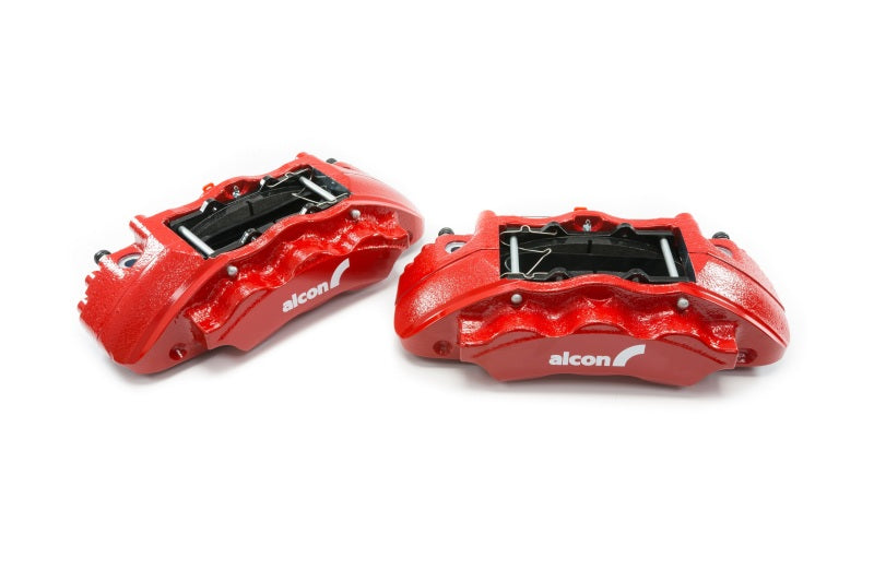 Alcon 2019+ Ford Ranger/2020+ Bronco 2.3L 350x34mm Rotors 6-Piston Red Calipers Front Brake Kit