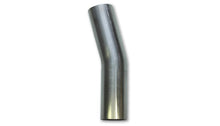 Load image into Gallery viewer, Vibrant 3in O.D. T304 SS 15 deg Mandrel Bend 5in x 5in leg lengths (5in Centerline Radius)