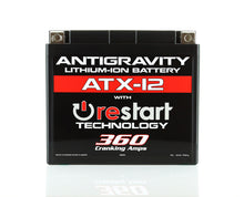 Load image into Gallery viewer, Antigravity YTX12 High Power Lithium Battery w/Re-Start