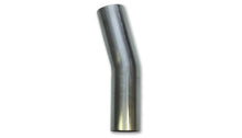 Load image into Gallery viewer, Vibrant 1.5in O.D. T304 SS 15 deg Mandrel Bend 4in x 4in leg lengths (1.5in Centerline Radius)