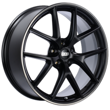 Load image into Gallery viewer, BBS CI-R 19x9 5x112 ET42 Satin Black Polished Rim Protector Wheel -82mm PFS/Clip Required