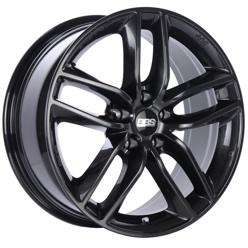 BBS SX 17x7.5 5x112 ET45 Crystal Black Wheel -82mm PFS/Clip Required