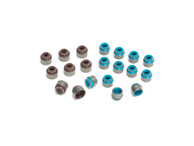 Supertech BMW 6mm Viton Exhaust Integral Valve Stem Seal - Set of 8