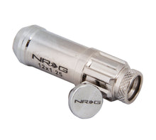 Load image into Gallery viewer, NRG 700 Series M12 X 1.25 Steel Lug Nut w/Dust Cap Cover Set 21 Pc w/Locks &amp; Lock Socket - Silver