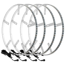 Load image into Gallery viewer, Oracle LED Illuminated Wheel Rings - Double LED - White NO RETURNS