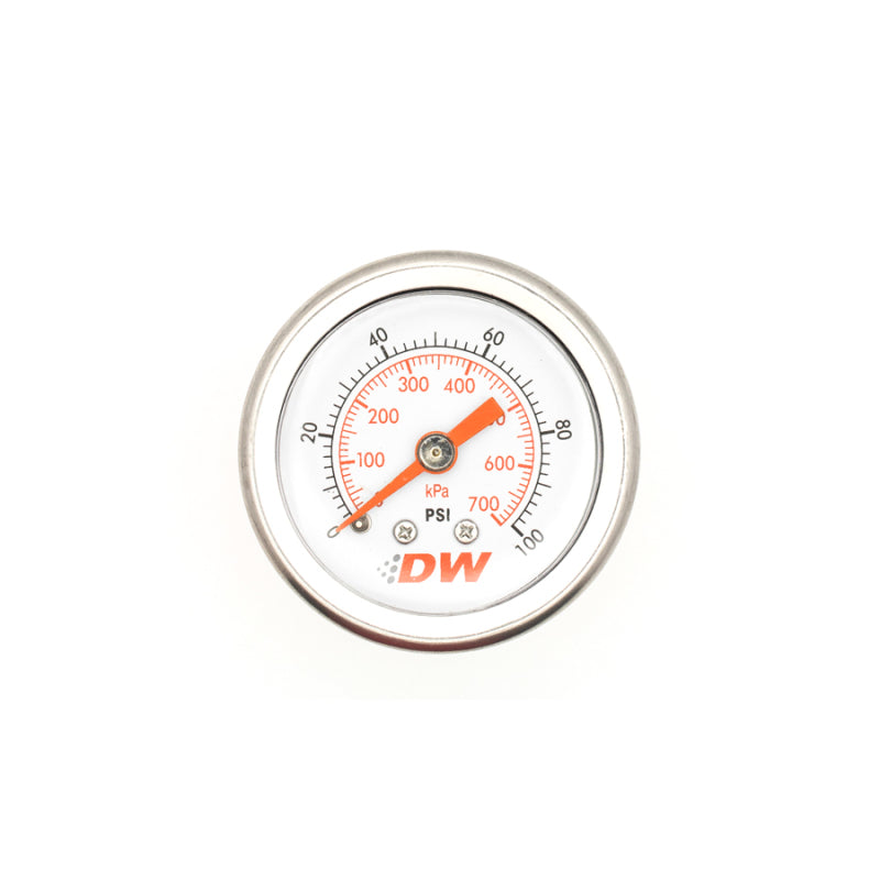 DeatschWerks 0-100 PSI 1/8in NPT Mechanical Fuel Pressure Gauge
