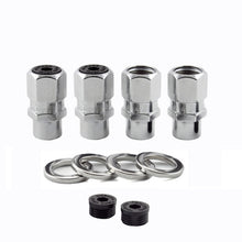 Load image into Gallery viewer, McGard Hex Lug Nut (Drag Racing Short Shank) M12X1.5 / 13/16 Hex / 1.6in. Length (4-Pack) - Chrome